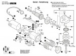 Bosch 0 601 375 0V6 Gws 6-115 Angle Grinder 230 V / Eu Spare Parts